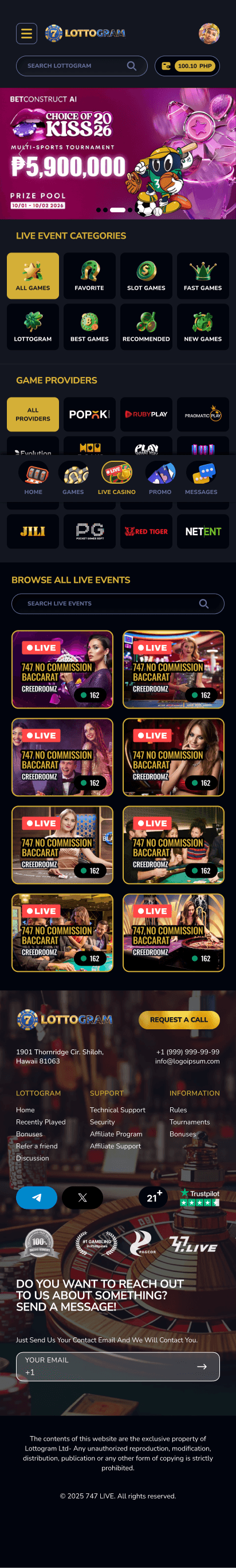 Mobile - Live Events